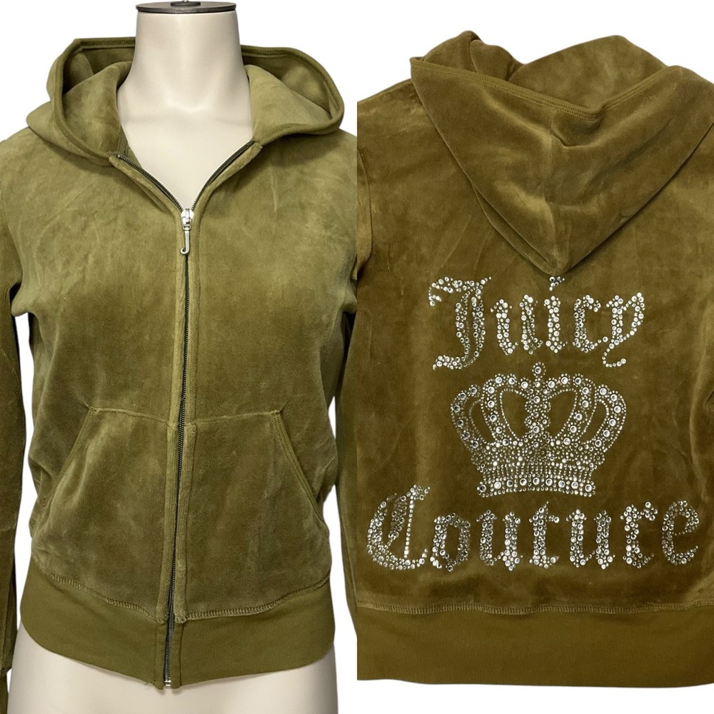 Juicy Couture Olive Green Hoodie